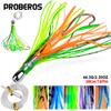 7.87 Inch Drag Fishing Lure 20cm 66.5g Metal Head Octopus Squid Whisker Soft Bait Sea Fishing Biomimetic Bait