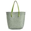 Yogodlns Summer Woven Straw Tote Bag Casual Large Capacity Rattan Beach Bag Holiday Handmade Shoulder Bag Travel Shopper Bag