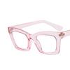 Square Small  Eyeglasses Frame  New Retro Multi-Color Option Flat Mirror Women'S Tide Package Flower Simple Eyeglass