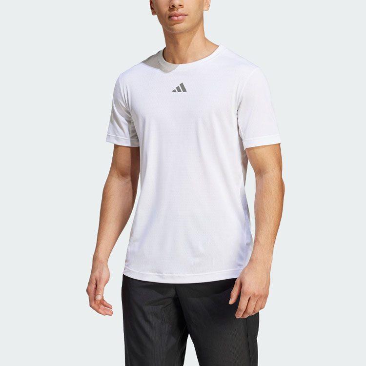adidas Мужская футболка с втачным рукавом Белая IB3470