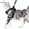 Cat Harness and Leash for Walking Escape Proof Set,Adjustable Step In Outdoor Pet Vest Harness and Leash for Cats and Small Dogs