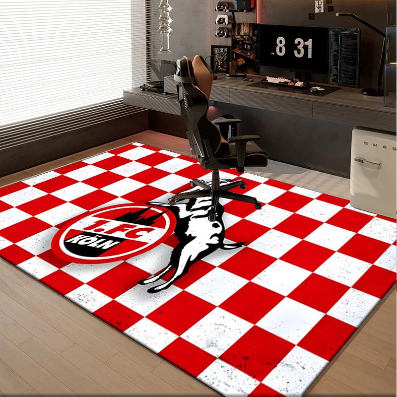 1PC rug Koln Goat Logo Carpet, Chair Rug,Area Rug for Office Bedroom living rooms bedroom, Doormat decor Christmas fan gifts