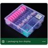 Коробчатый набор Space Beans из 10 штук, 7+1 силиконовых Space Beans, 8 колец в форме Space Beans Combo Kit рыболовное снаряжение