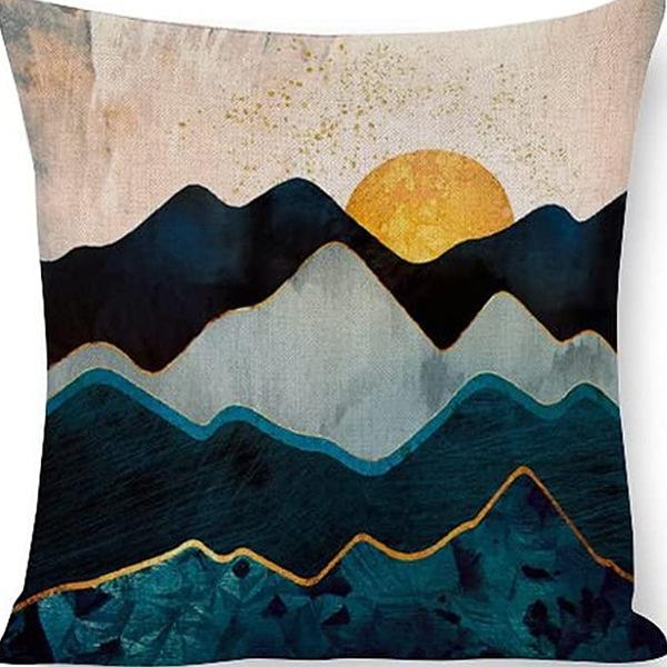 Абстрактная наволочка цвета Моранди, Минималистичная декоративная наволочка, Абстрактная эстетика, Подушка для дивана, Чехол для подушки