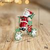 Handmade Christmas Decoration Wrought Iron Hangable Ornament Christmas Ornament  Happy Christmas