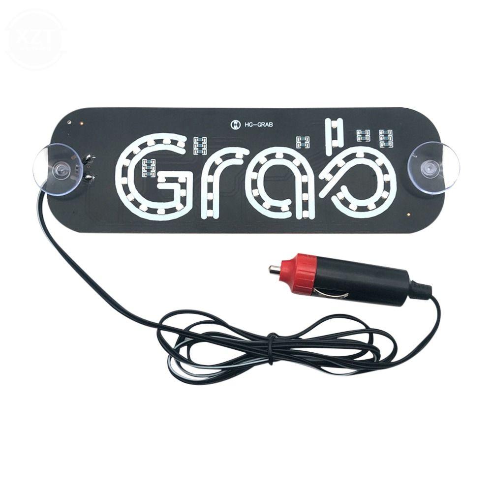 1 шт. Светодиодный сигнальный маяк GRAB Панель Такси Автомобильный свет Сигнальный свет Лобовое стекло Зеленый свет Индикатор Кабины Внутри Такси Свет Автомобиля