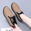****** and Autumn New Women's Casual Single Shoes S**t Sole Versatile Old ******* Cloth Shoes Women's Fashion Flat Side One Pedal Mom Shoes