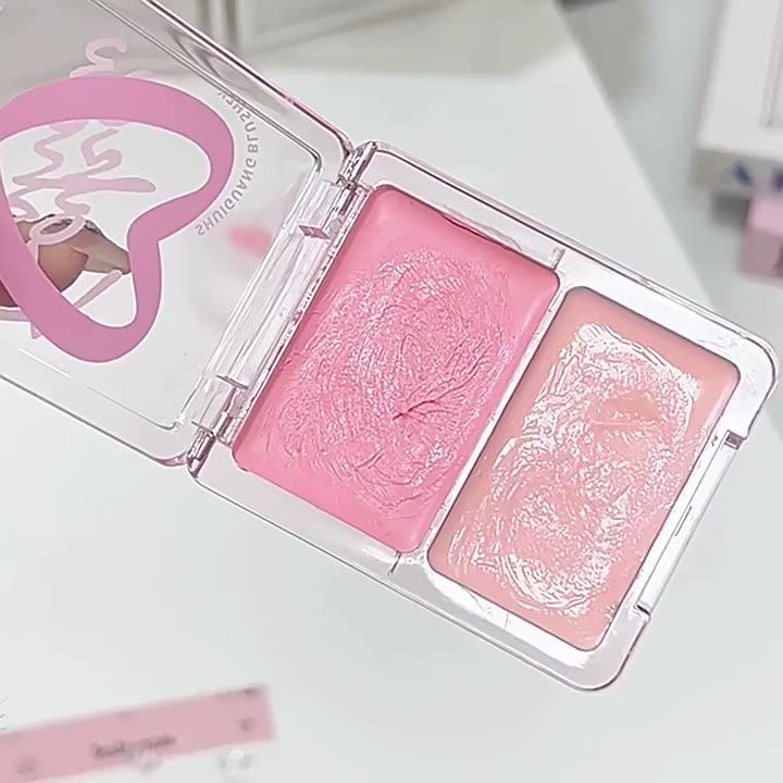 kakashow Кремовые румяна Dewy 10 г Легкое естественное сияние Стойкий наслаиваемый тинт для щек Для всех тонов кожи