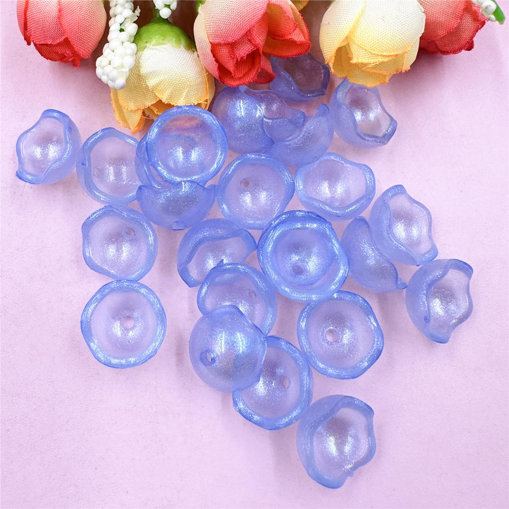100Pcs Bead Fashion DIY Beads Beads Bowl Shaped Multicolor Jewelry Acrylic Beads