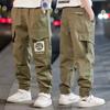 Комбинезоны для мальчиков Весенние и осенние модели Брюки для больших детей Свободные повседневные брюки для мальчиков Детские брюки в стиле вестерн