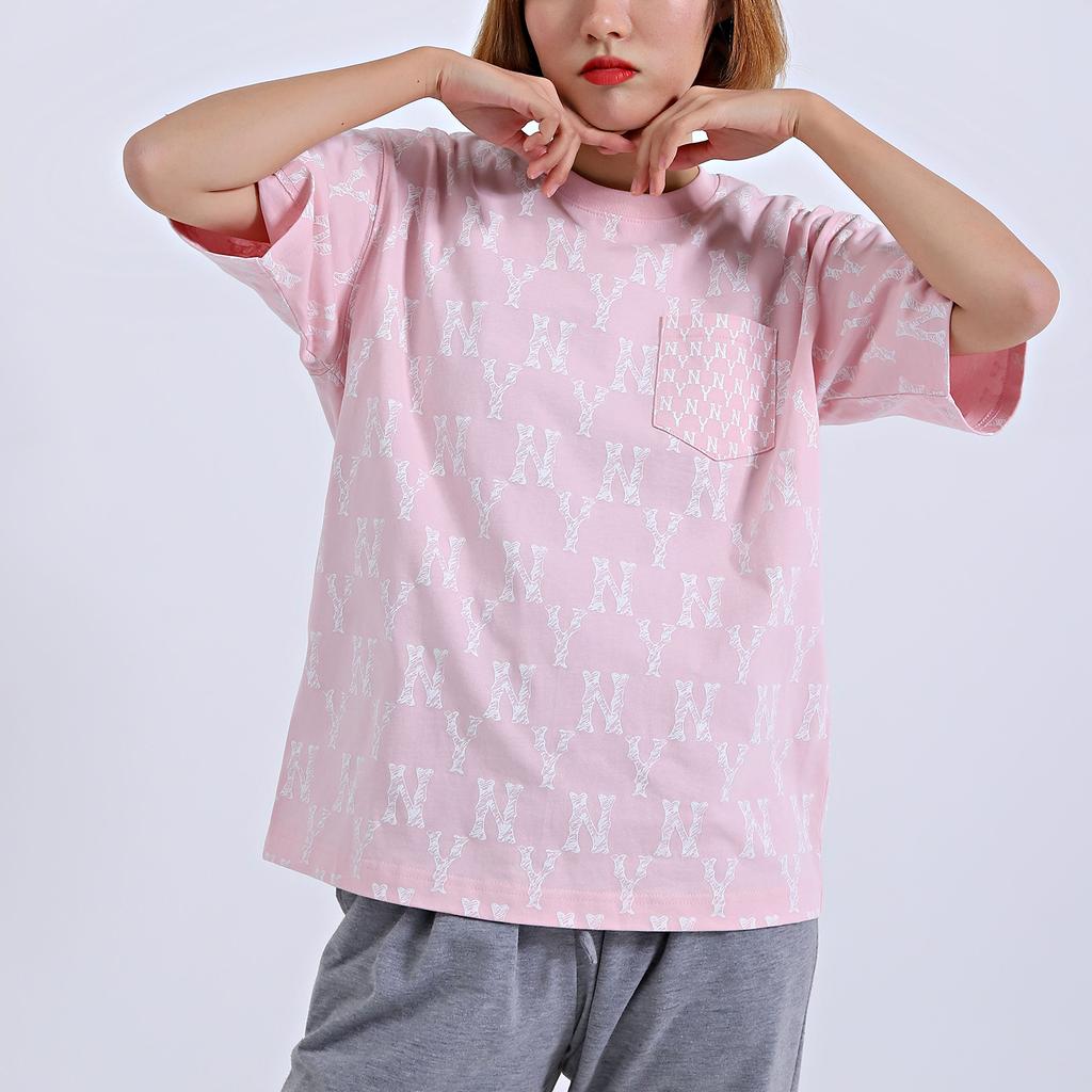 Новые футболки MLB для ветеранов, унисекс, розовые 31TSM4131-50P