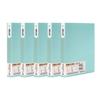 Melive O-ring Binder, Mint, 5 Pieces