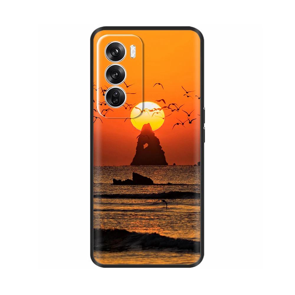 Чехол для OPPO Reno 12 5G Новый модный окрашенный чехол Силиконовый мягкий ТПУ чехлы для телефона Для OPPO Reno 12 Pro 5G Корпус reno12 Pro Fundas