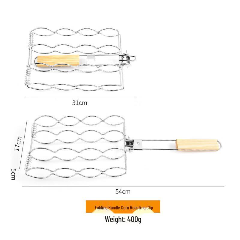 Folding BBQ Grill Net Clip