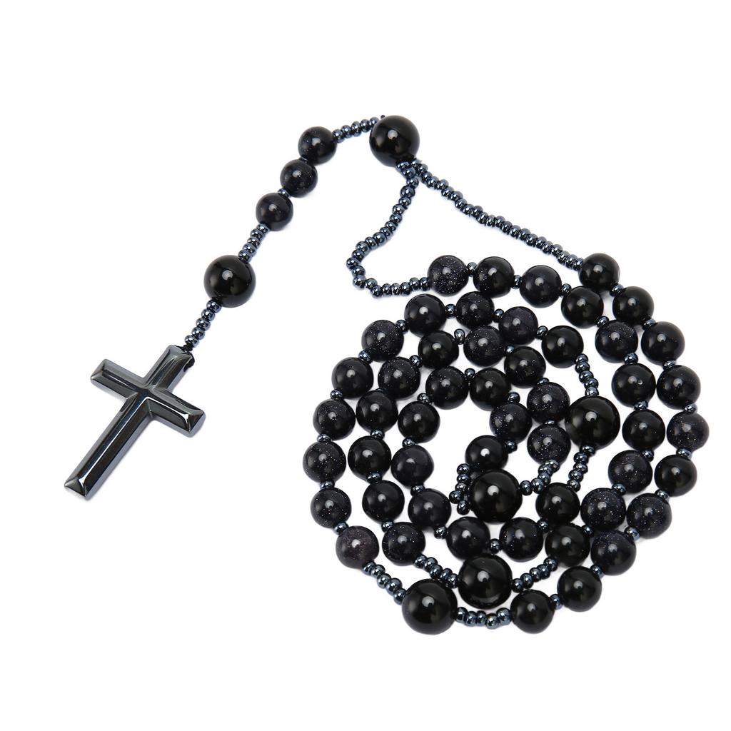 Натуральные каменные ожерелья Агат Здоровое Красивое Легкое Ожерелье Распятие для Свитера