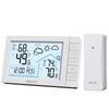 Baldr Wireless Weather Station Digital DCF Wall Table Atomic Alarm Clock Hygrometer Thermometer Frost Alert Forecast Sensor -40C