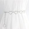 Women's Metal Waist Chain Fashion Heart Versatile Personalized Women's Waist Waistband Chain Be F3C5