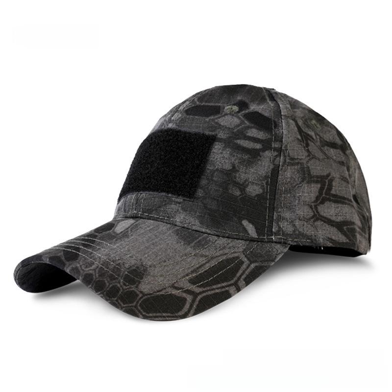 Men's Python Pattern Military Camouflage Baseball Cap - Tactical Outdoor Sports Velcro Hat
