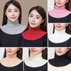 Winter New Fashion Women Knitted Scarf Hand Knitted Fake Collar Warm Windproof Detachable Scarf