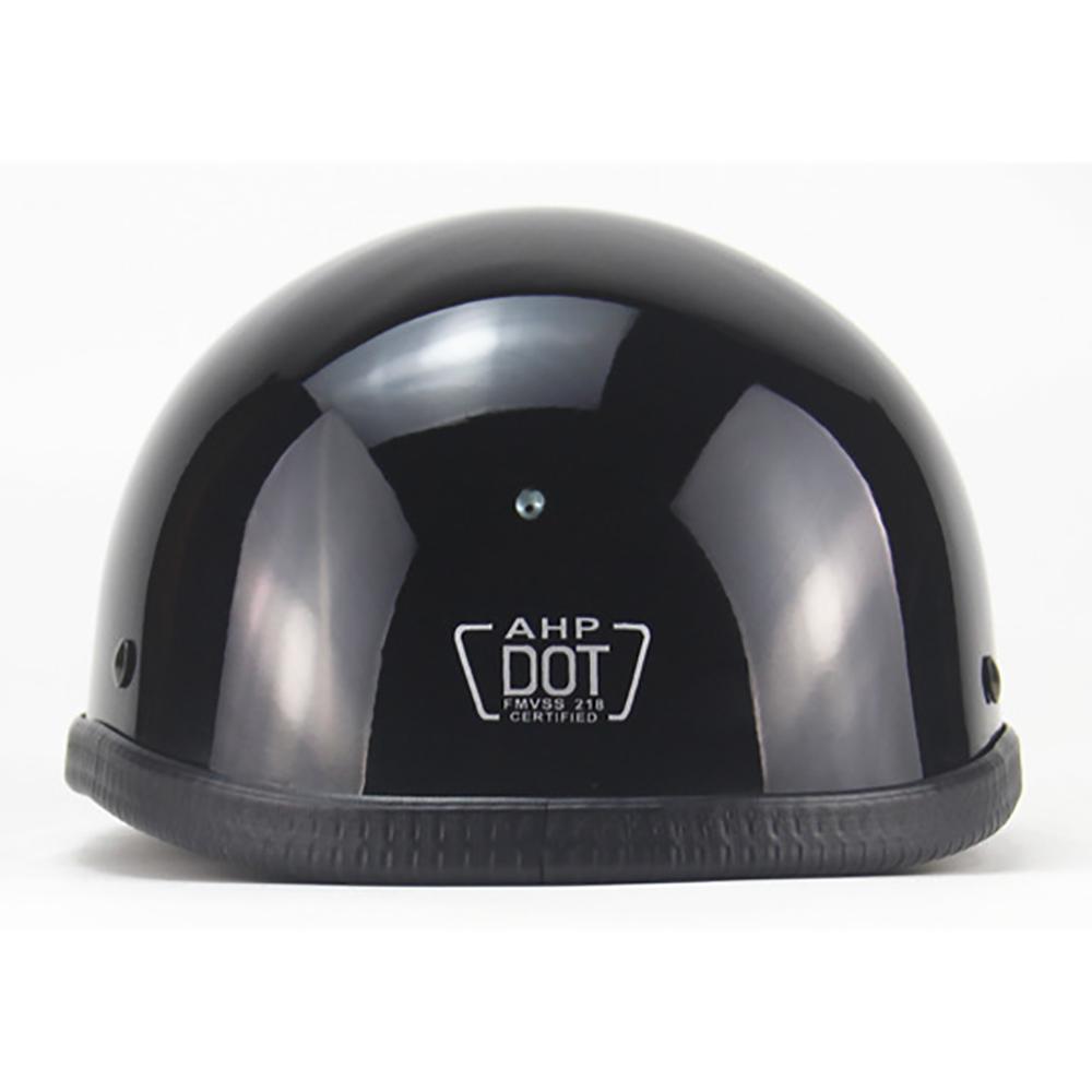 Light Motorcycle Flat Dot Beanie Helmet Half Helmet Cap For Skid Scooter Chopper