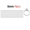 12pcs/Set Ring Size Reducer Tools Spiral Spring Based Rings Adjust Invisible Transparent Tightener Resizing Tool Jewelry Guard
