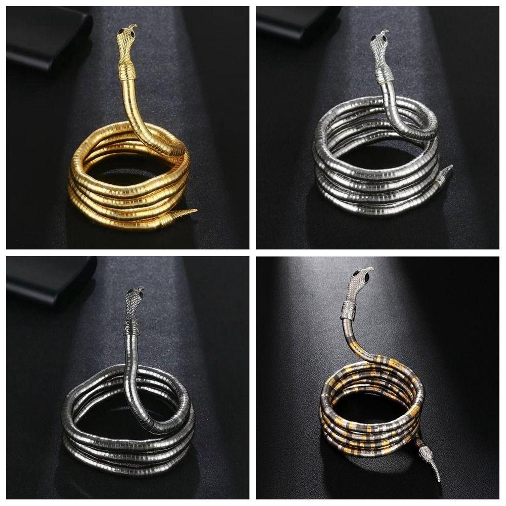 Металлический Ошейник Змея Ожерелье Змея Чокер Хэллоуин Косплей Призрачный Фестиваль Аксессуары