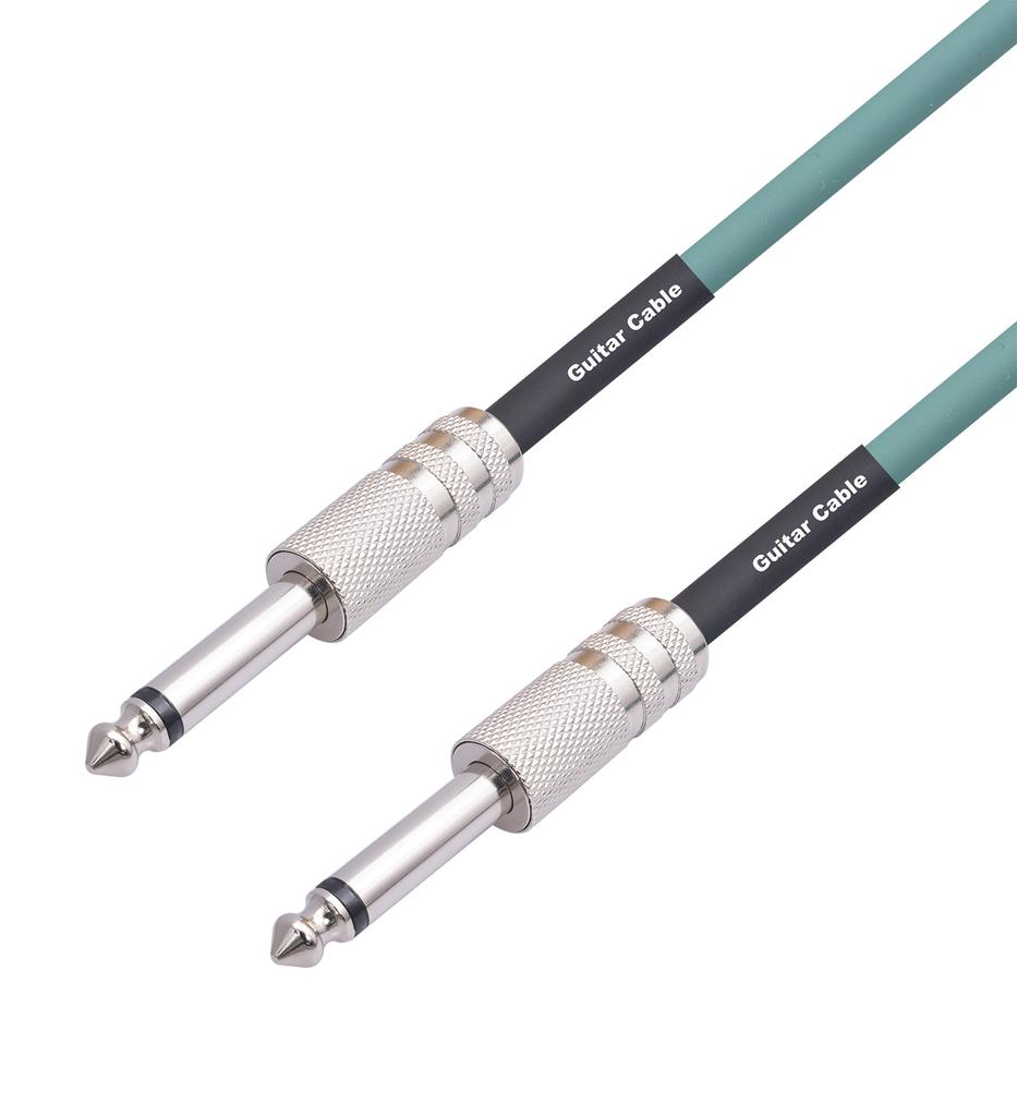 6.35mm Male to Male Guitar Cable Double Shielded Noise Reduction Mono 1/4 Inch Electric Guitar Audio Cord