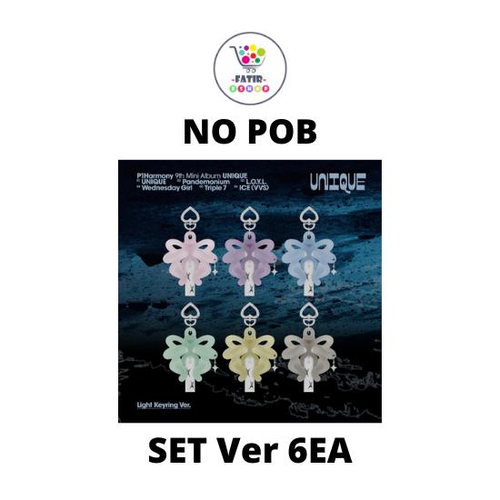 Выберите брелок POB Light Keyring Версия P1Harmony 9-й мини-альбом UNIQUE