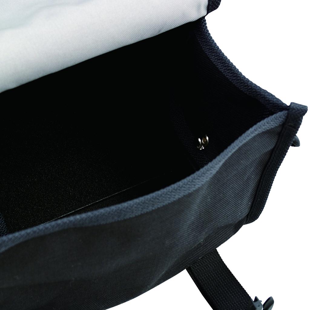 Ostrich Saddle Bag Black [SP-731]