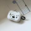 Защитный чехол для наушников Apple AirPods 4-го поколения / версия с шумоподавлением 4, нота, маленький черный кот, Pro3 подходит для Pro2/Pro, мультяшный