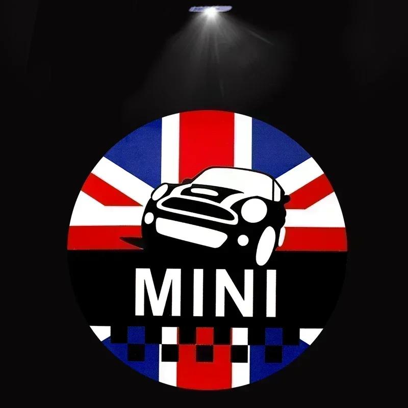 2 шт. Светодиодный проектор на дверь автомобиля, приветственный свет для BMW Mini Cooper Works R55 R56 R50 R60 R61 F54 F55 F56 F60 Аксессуары