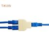 Talos PC House 1-2-полосный двойной гнездовой сетевой адаптер Cat6/5/5e RJ45 Lan Ethernet