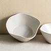 Премиальная миска необычной формы Sense White Керамическая бытовая салатница Овощная миска Специальная миска для лапши для ресторана лапши Простая столовая посуда Миска