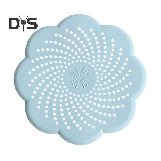 Фильтр для раковины, силиконовый антиблокировочный сливной фильтр, цветочный дизайн, герметик для запаха, кухонный аксессуар для ванной комнаты, канализационный слив, сетчатый сифон