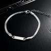 Atoztide Engrave Name Heart Star Bracelet For Women Men Stainless Steel Jewelry Blade Chain Personalized Couple Christmas Gift