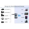 Беспроводной 5.0 Aux Bluetooth-адаптер для автомобиля с громкой связью, поддержка TF-карты, двойное соединение, приемник для автомобиля, наушники и домашние стереосистемы