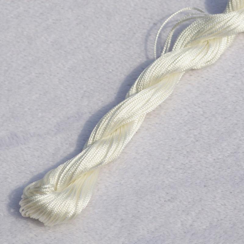1,0 мм 20 м нейлоновый шнур нить китайский узел шнур макраме браслет плетеная веревка DIY кисточки бисер нить для изготовления ювелирных изделий