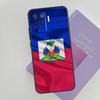 Haiti Haitian Flag Phone Case For Oppo A74 A53 A54 A94 A15 A16 A17 A52 A72 A76 A96 A57S A58 A78 A98 Back Cover
