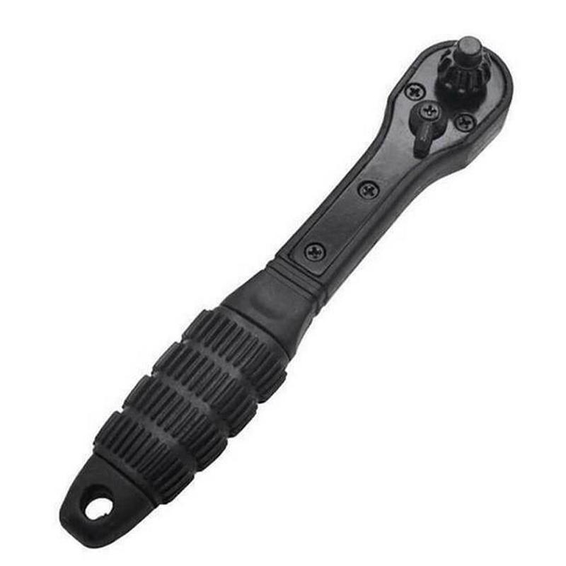 Два в одном алмазный ключ-ключ черный двухсторонний быстрый гаечный ключ для спинальных колес