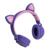 Наушники Cat Ear 3D со светодиодной подсветкой, беспроводные складные Bluetooth 5.0 гарнитуры с микрофоном