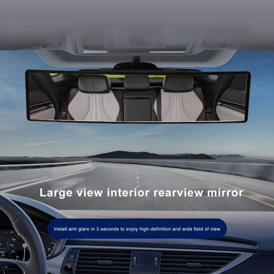 Car Rear View Interior Clear Convex Mirror Highly Panoramic Wide Angle No Blind