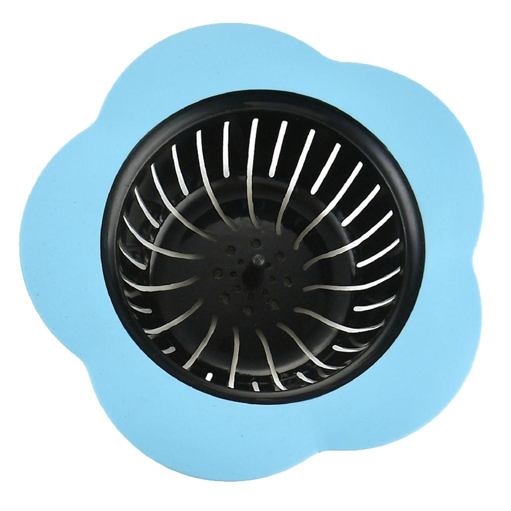Sagit Flower Shaped Silicone TPR Kitchen Sink Strainer Bathroom Shower Sink Cover Sewer Filter Bathroom Tool