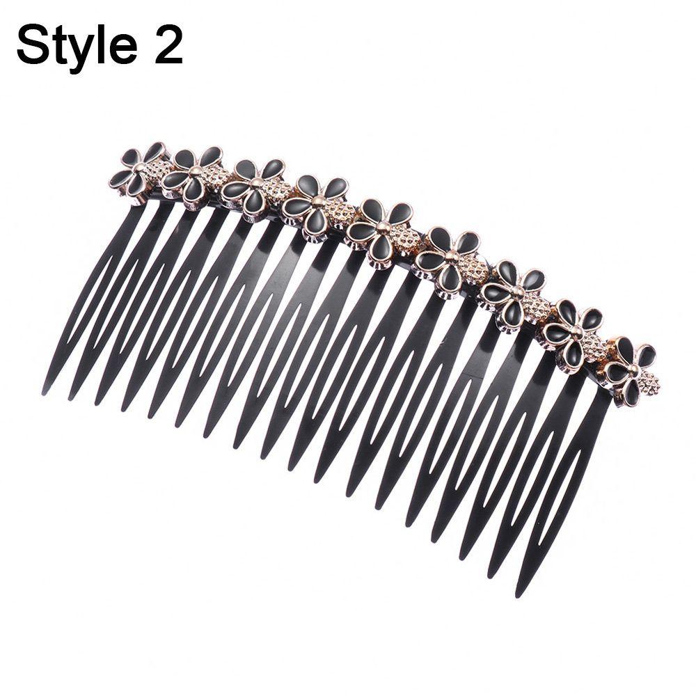 Аксессуары для волос для девочек Головные уборы Стразы Пуговицы Челки Шпильки Вставленные гребни для волос Заколки для волос