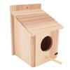 Wooden Bird House Outside Outdoor with Standing Pole for Breeding Pendant Decoration