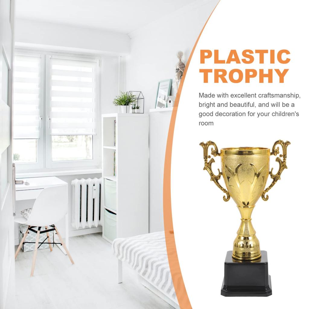 Iplusmile Детский пластиковый трофей, Кубок победителя, Наградной трофей для детей, Спортивные игры, Соревнования, Приз, Высота примерно 6 дюймов