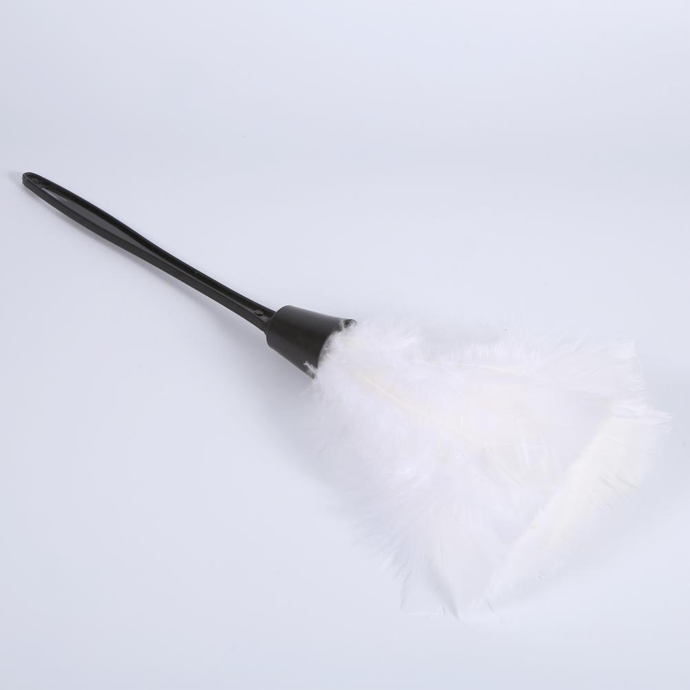 Soft Turkey   Duster Brush With Black Handle Home Furniture Car Cleaning Tools (Black)