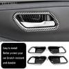 Car Accessories Fit for Nissan Sentra 2020 2021 2022 2023 2024 2025 Interior Door Handle Bowl Decor Sticker Cover Trim (Carbon Fiber) 4PCS ABS