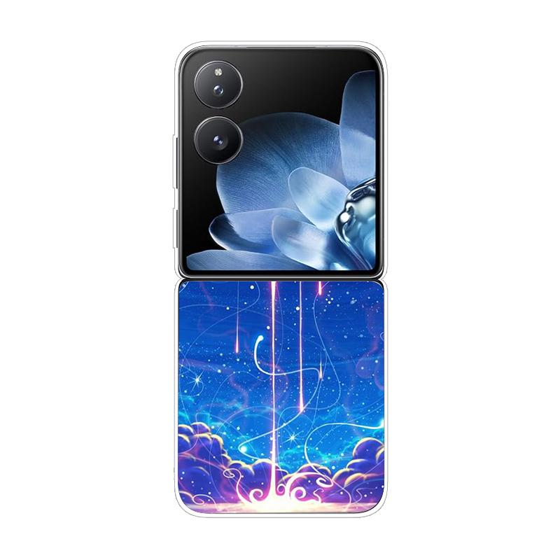 Твердая ПК-накладка для Xiaomi Mix Flip Противоударный чехол для телефона для Mi Mix Flip 5G Ультратонкая задняя прозрачная накладка MixFlip Чехол Coque Funda