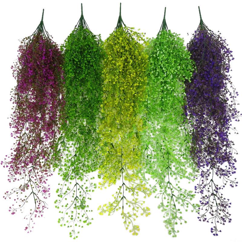 Искусственный поддельный цветок виноградная лоза висячая гирлянда растение домашний сад свадебный декор