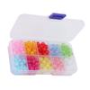 250Pcs Crackle Beads Acrylic Handcrafted Crackle Lampwork Round Beads for DIY Jewelry Accessories